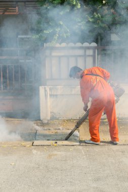 DDT spreyi öldürme sivrisinek sisleme