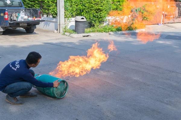 Preparação para broca de incêndio — Fotografia de Stock