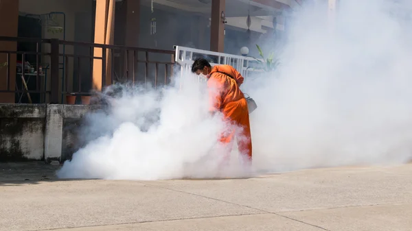 Mosquito de matar de rociado de Ddt nebulización —  Fotos de Stock