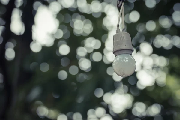 Електричний балон лампа — стокове фото