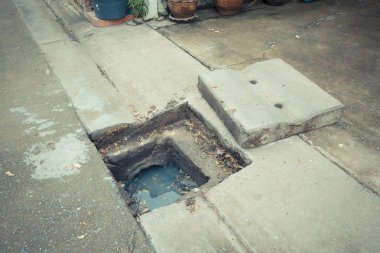 Drenaj temizlik için çalışma