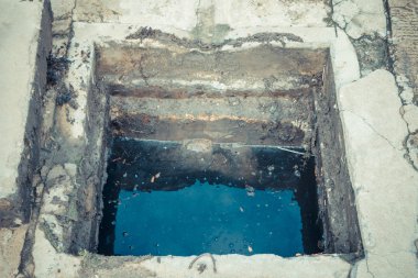 Drenaj temizlik için çalışma