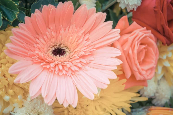 花束で美しいピンクの花 — ストック写真