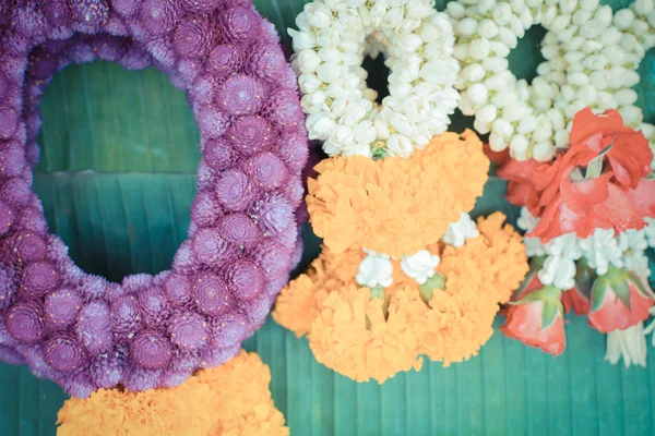 ジャスミンの花輪の花 — ストック写真