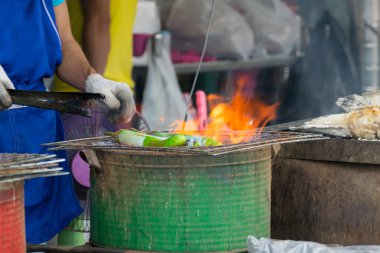 Tay street gıda, ızgara patlıcan