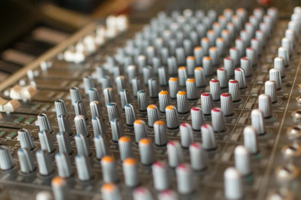 Controllo del mixer sonoro — Foto Stock