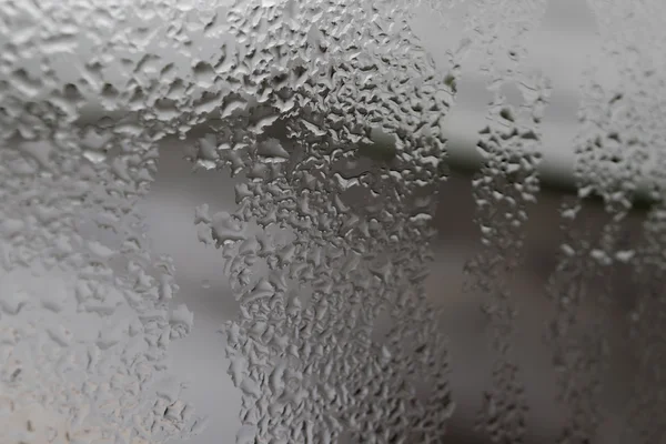 Gotas de agua sobre vidrio —  Fotos de Stock