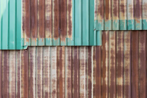 Stile minimalismo, parete in zinco — Foto Stock