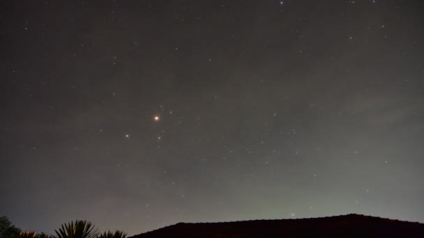 Γαλαξία Milky way, Timelapse — Αρχείο Βίντεο