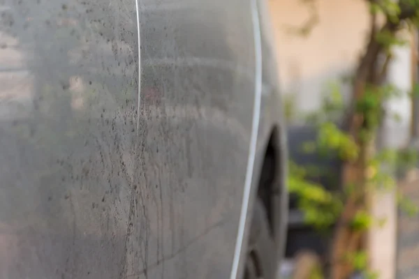 Carro sujo com lama — Fotografia de Stock