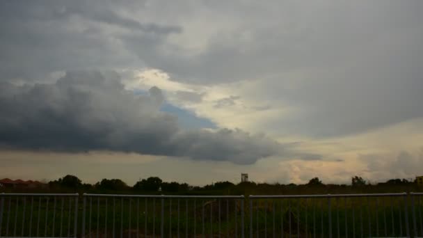 Blå himlen moln, Timelapse — Stockvideo