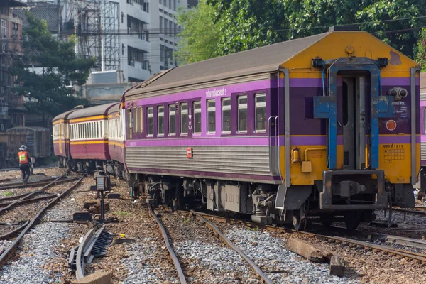 Thailändska järnväg drev — Stockfoto