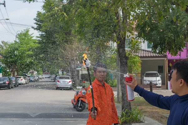 Připravenost pro požární cvičení — Stock fotografie