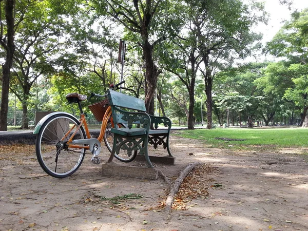 Rowerów w parku — Zdjęcie stockowe