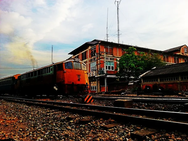 Public Thai Train Railway — Stock Photo, Image