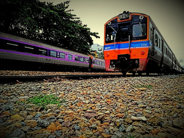 タイの公共鉄道 — ストック写真