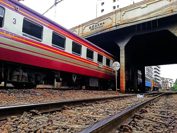 Treni pubblici thailandesi — Foto Stock