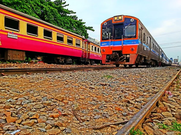 Public Thai Train Railway — Stock Photo, Image