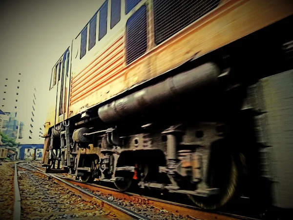 Public Thai Train Railway — Stock Photo, Image