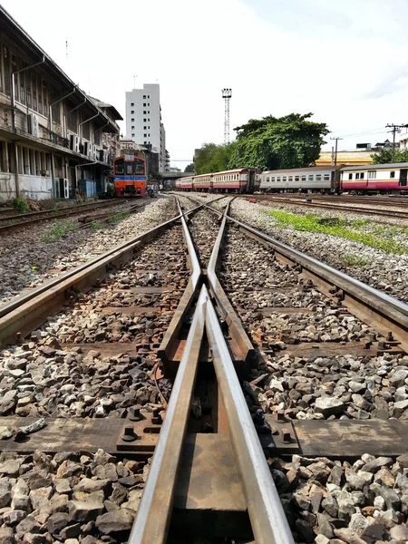 Общественная тайская железная дорога — стоковое фото
