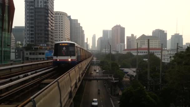 Közlekedés Bangkokban — Stock videók