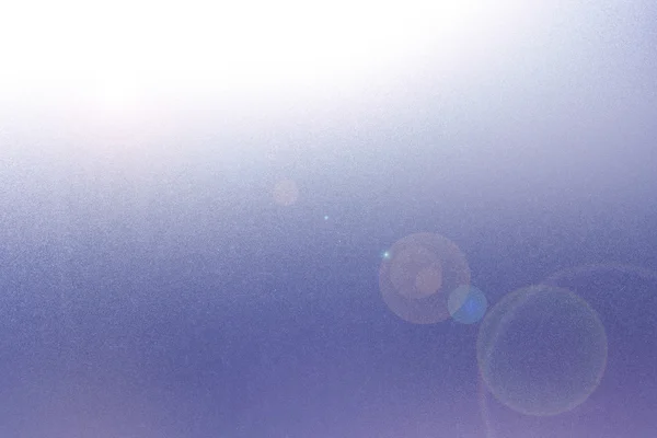 Vidro fosco Cor azul com lente Flare — Fotografia de Stock