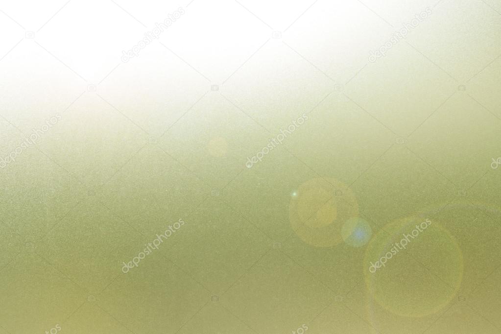 Frosted glass Yellow color with Lens Flare