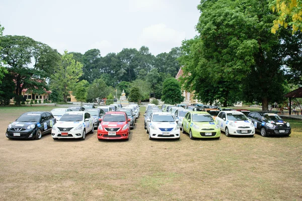 A quarta caravana Nissan Eco 2015 — Fotografia de Stock