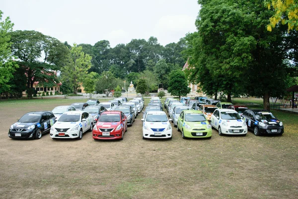 A quarta caravana Nissan Eco 2015 — Fotografia de Stock