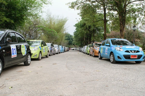 A quarta caravana Nissan Eco 2015 — Fotografia de Stock