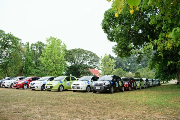 A quarta caravana Nissan Eco 2015 — Fotografia de Stock