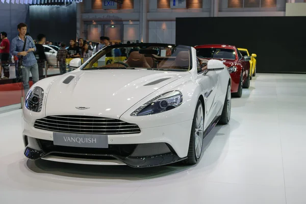 Aston Martin in de 36e Bangkok internationale Motor Toon 2015 — Stockfoto