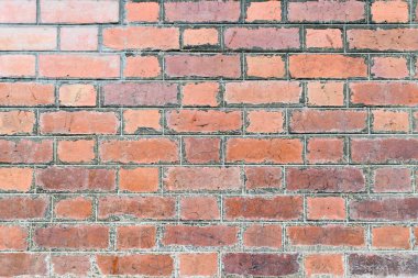 Kırmızı tuğla duvar dokusu