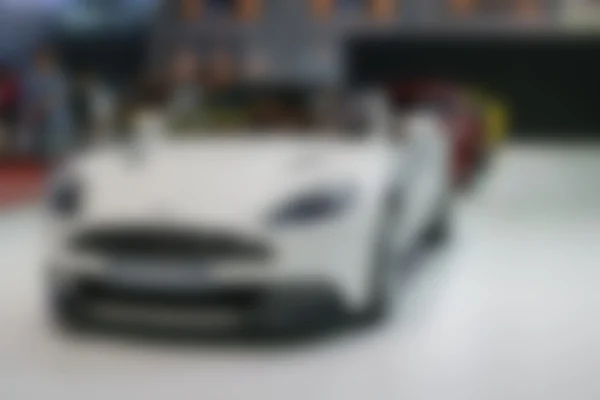 Blurred car show event — Stock Photo, Image