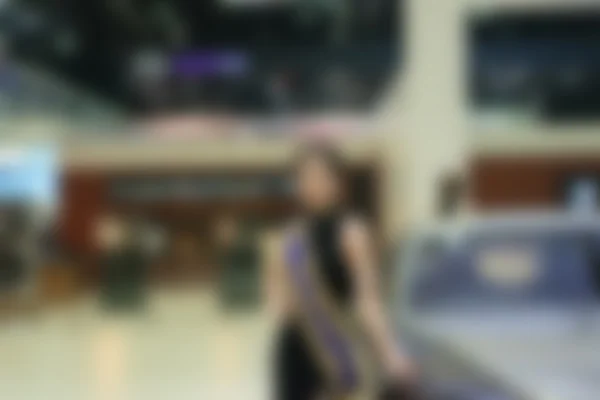 Blurred car show event — Stock Photo, Image