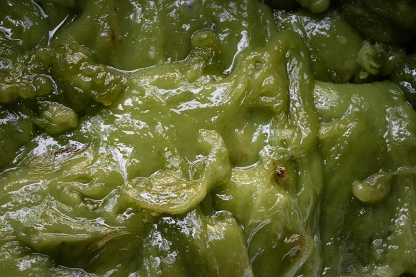 ジャガイモ粉質感とパンダナス葉水 — ストック写真