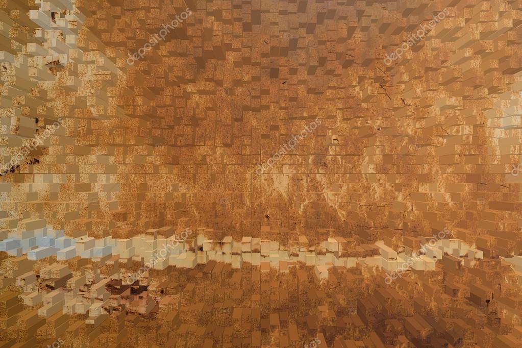 Metal Wall Texture 3d Block Style Stock Photo Pongmoji