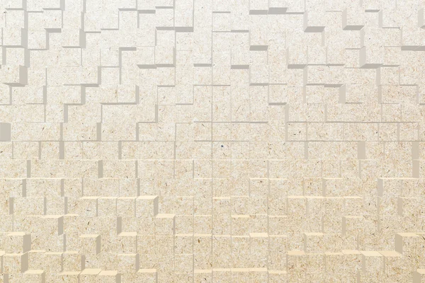 Textura de madera contrachapada, estilo bloque 3d — Foto de Stock