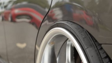 Araba havalı süspansiyon sürecinin gösterilen