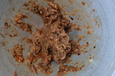 Metal harç Tay baharat