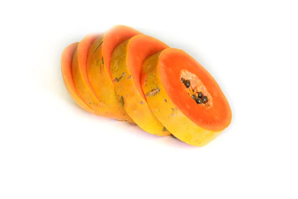 Papaya en rodajas —  Fotos de Stock