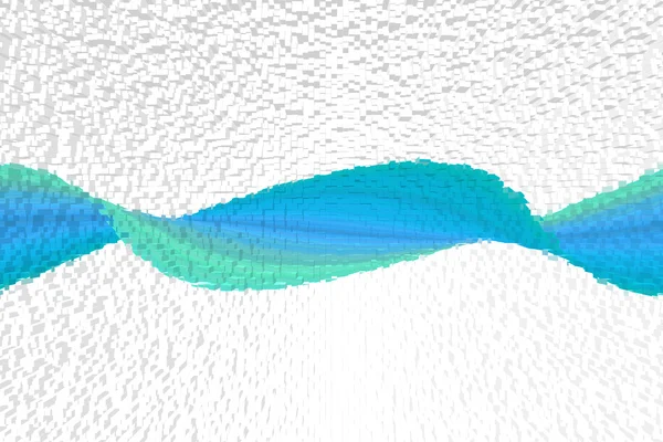 Волна абстрактная 3d — стоковое фото
