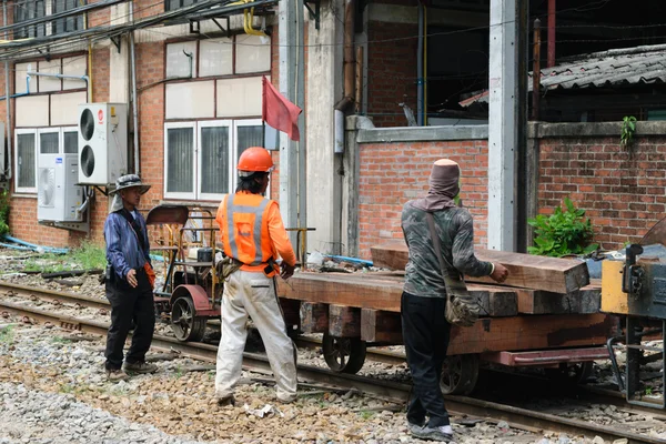 Restauración de las vías del ferrocarril —  Fotos de Stock