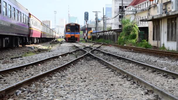 Reise mit der Bahn — Stockvideo