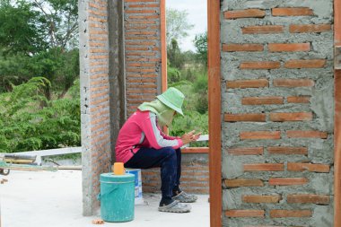 Bina için çimento karıştırma