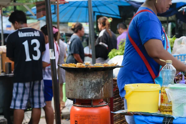 Street food tailandese — Foto Stock