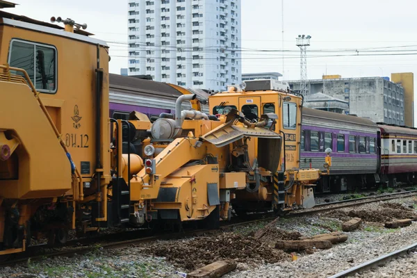 Obnova železnice sleduje — Stock fotografie