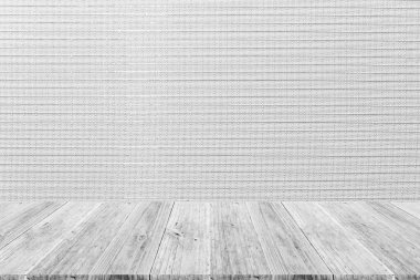 Ahşap Teras ve duvar kağıdı iç doku