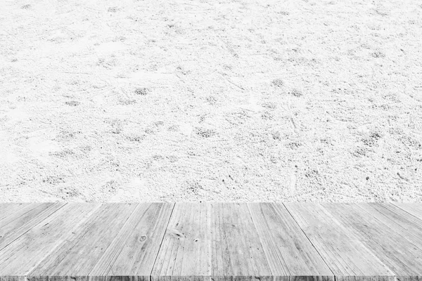 Wood terrace and Sand texture — Stock Photo, Image