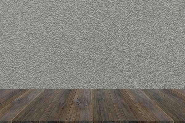 Терраса из дерева и текстура стен — стоковое фото